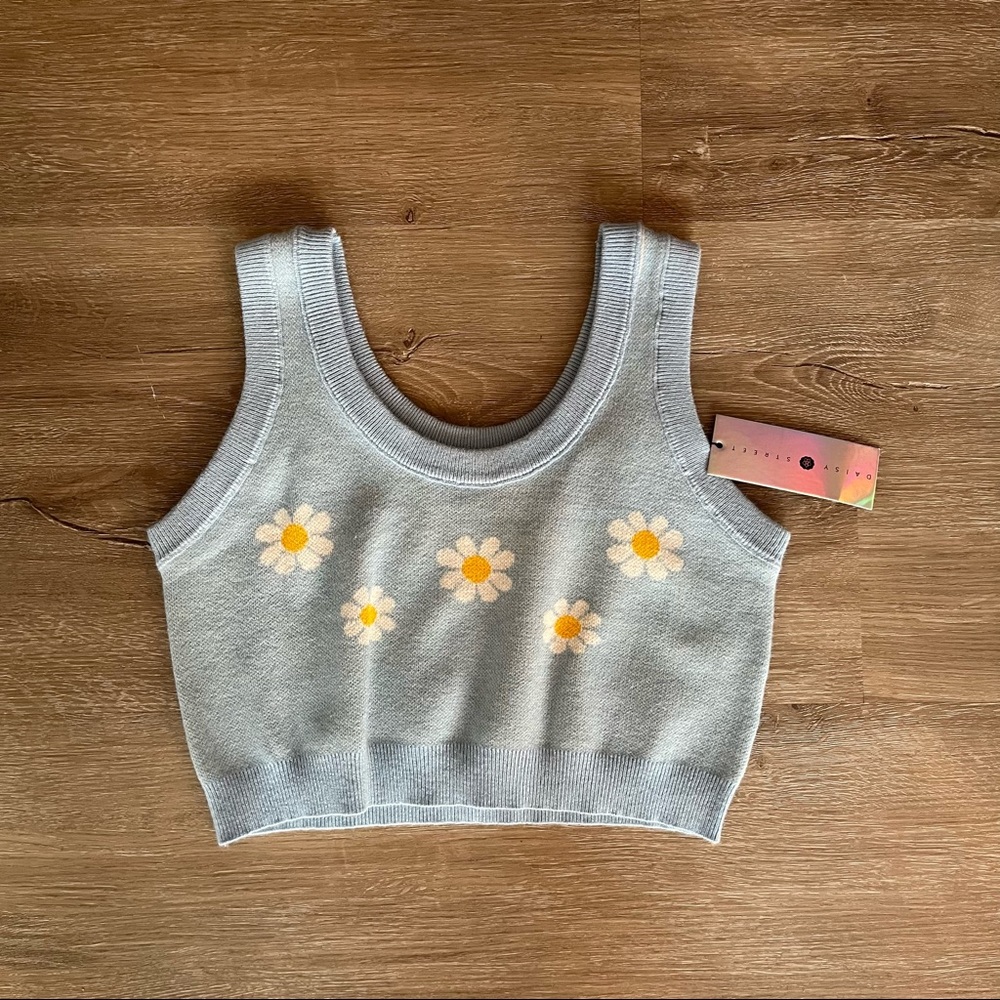 NWT DAISY STREET Crop Sweater Vest